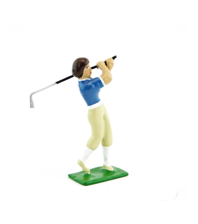 golfeuse en fin de swing