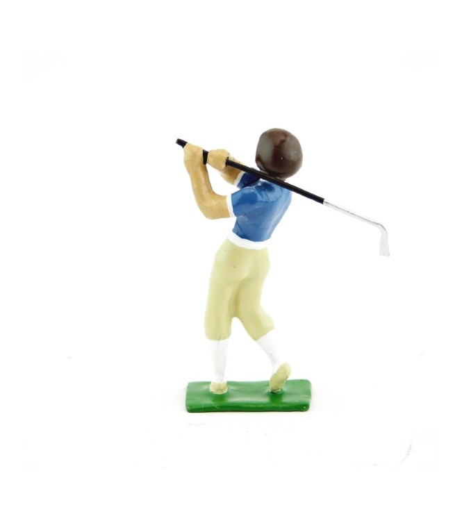 golfeuse en fin de swing