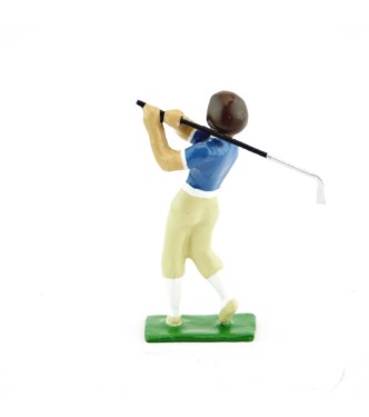 golfeuse en fin de swing