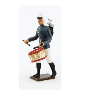 tambour de la légion tenue bleue (maroc) en tunique (1910)