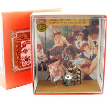 coffret ''Renoir peignant ''le déjeuner des canotiers''