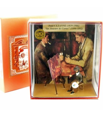 coffret ''Cézanne peignant ''les joueurs de cartes''
