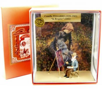 coffret ''Pissarro peignant ''la bergère''