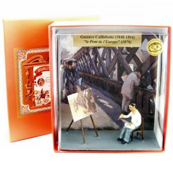 coffret ''Caillebotte peignant ''le pont de l'Europe''