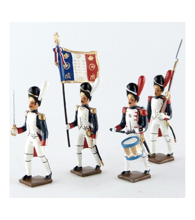 Grenadiers de la Garde, ensemble de 4 figurines