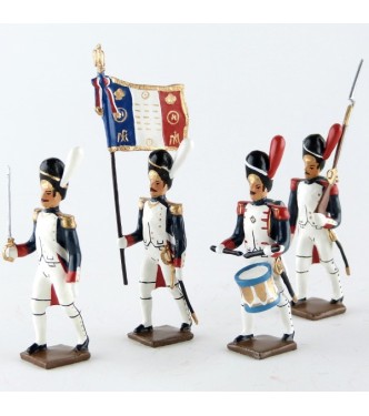 Grenadiers de la Garde, ensemble de 4 figurines