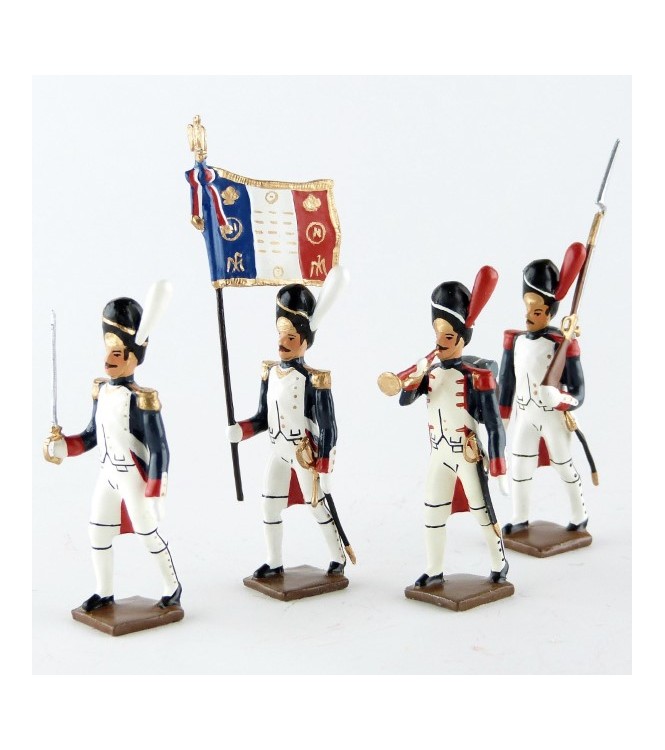 Grenadiers de la Garde, ensemble de 4 figurines