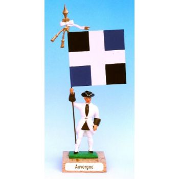 régiment d'Auvergne (collection ''drapeaux des Provinces'') (anc. AUV)