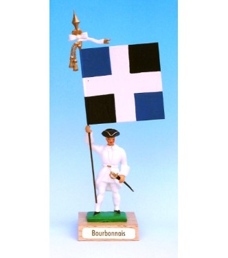 Bourbonnais (collection ''drapeaux des Provinces'') (anc. BOR)