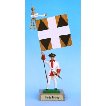 régiment d'Ile de France (collection ''drapeaux des Provinces'') (anc. IDF)