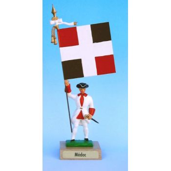 régiment de Médoc (collection ''drapeaux des Provinces'') (anc. MED)