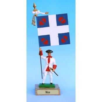 régiment de Nice (collection ''drapeaux des Provinces'') (anc. NIC)