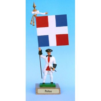 régiment de Poitou (collection ''drapeaux des Provinces'') (anc. POI)