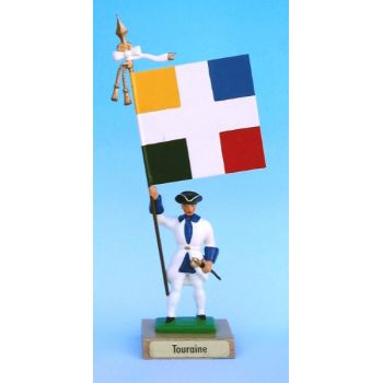 régiment de Touraine (collection ''drapeaux des Provinces'') (anc. TOU)