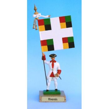 régiment de Vivarais (collection ''drapeaux des Provinces'') (anc. VIV)