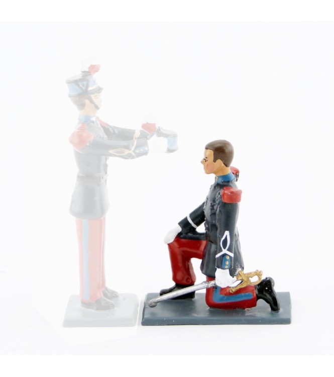 Elève 1ère année recevant casoar - Saint-Cyr (MHKits)