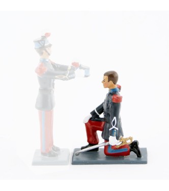 Elève 1ère année recevant casoar - Saint-Cyr (MHKits)