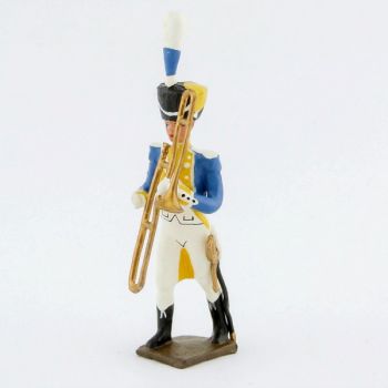 sacqueboute (trombone à coulisse) de la musique du 3e rgt de Grenadiers