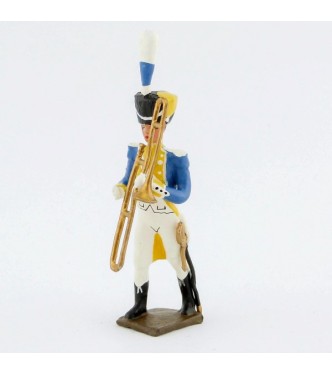sacqueboute (trombone à coulisse) (*) de la musique du 3e rgt de grenadiers de l