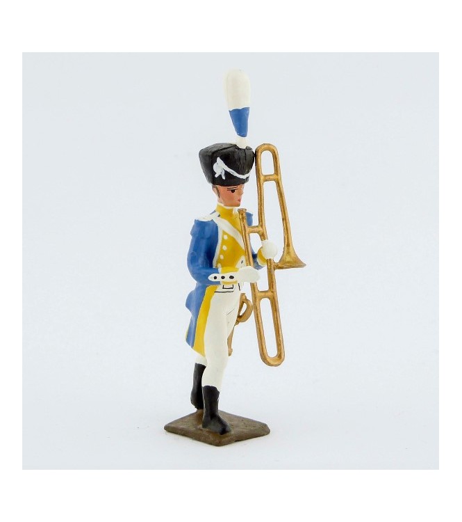 sacqueboute (trombone à coulisse) (*) de la musique du 3e rgt de grenadiers de l