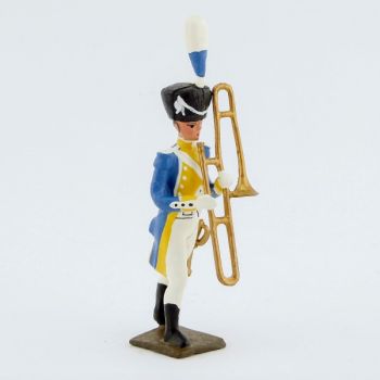 sacqueboute (trombone à coulisse) (*) de la musique du 3e rgt de grenadiers de l