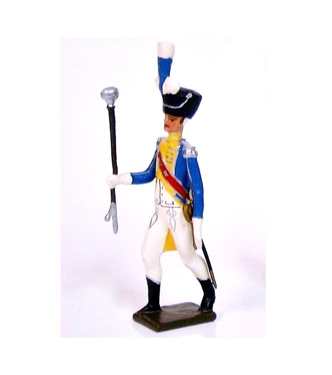 Tambour-major de la musique du 3e rgt de grenadiers de la garde (ex-hollandais)