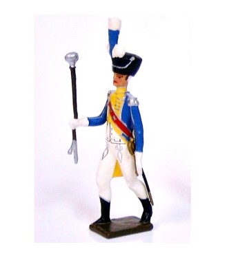 Tambour-major de la musique du 3e rgt de grenadiers de la garde (ex-hollandais)