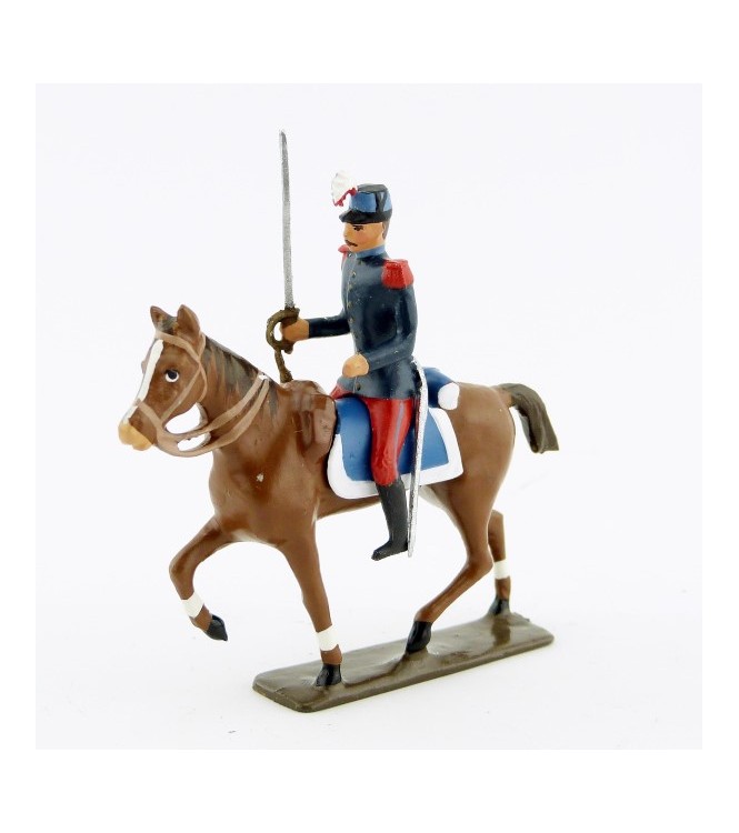 cavalier des saint-cyriens à cheval