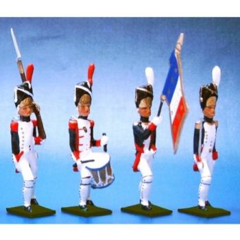 Grenadiers de la Garde, ensemble de 4 figurines