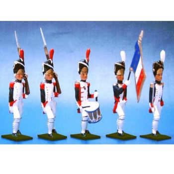 Grenadiers de la Garde, ensemble de 5 figurines
