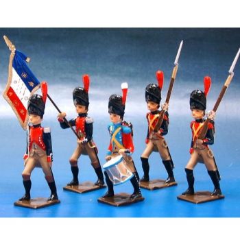 Gendarmes d'élite, ensemble de 5 figurines