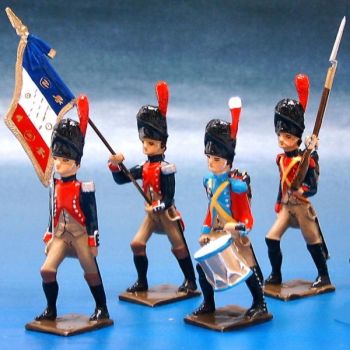 Gendarmes d'élite, ensemble de 4 figurines