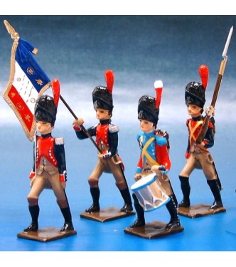 Gendarmes d'élite, ensemble de 4 figurines