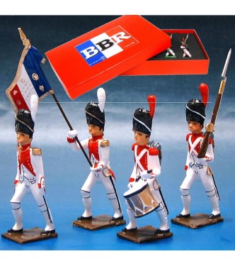 3e Rgt de Grenadiers, coffret de 4 figurines