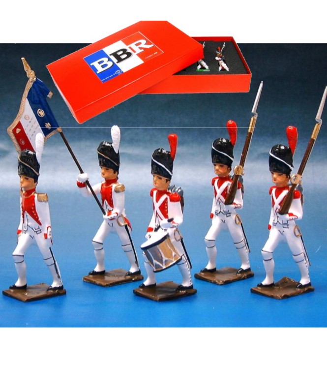 3e Rgt de Grenadiers, coffret de 5 figurines