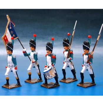 Grenadiers Italiens, ensemble de 5 figurines