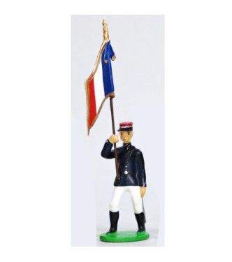 Drapeau - Chasseurs Alpins Tenue Blanche