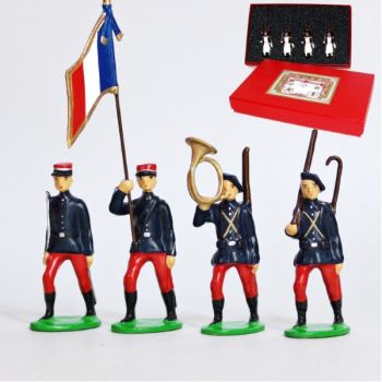 Infanterie Alpine (1914), coffret de 4 figurines
