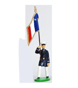 Drapeau - Fusiliers Marins En Blanc