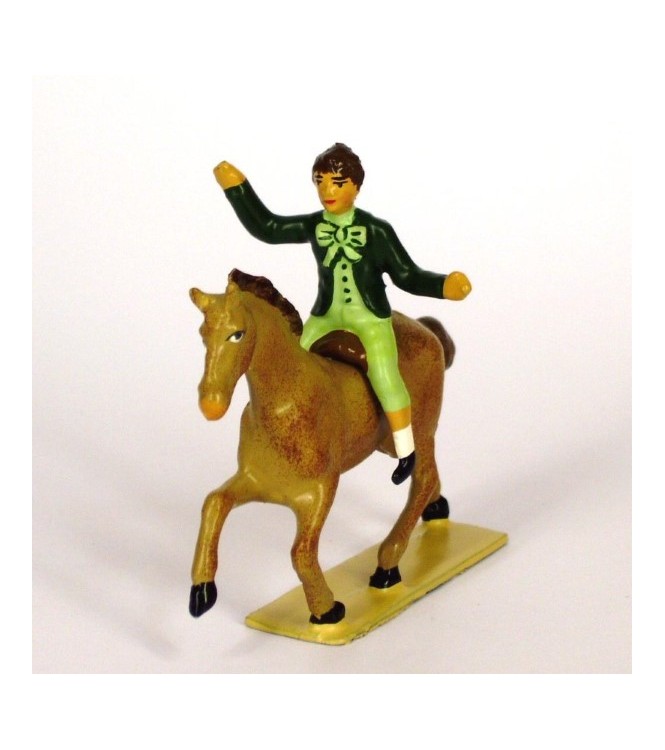 enfant montant un poney