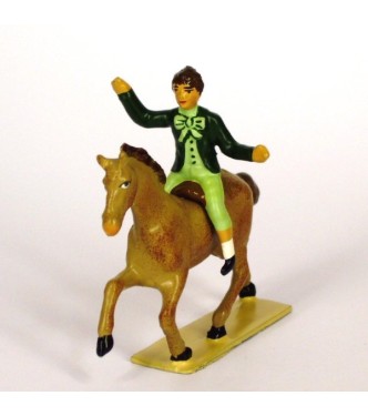 enfant montant un poney