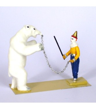 clown dompteur d'ours