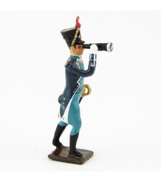 officier regardant à la lunette - canonniers garde-côtes