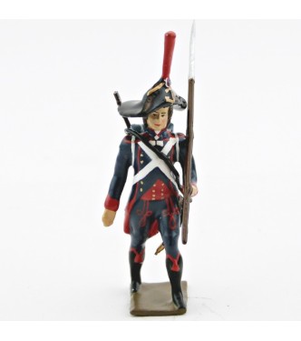 fantassin du 1er Rgt de Pontonniers (dits du Rhin) avec lance sur l'épaule