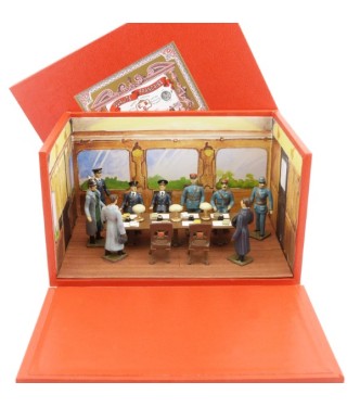 diorama l'Armistice de Rethondes (9 p. + décors + coffret diorama)