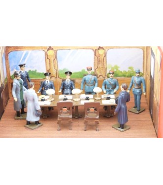 diorama l'Armistice de Rethondes (9 p. + décors + coffret diorama)
