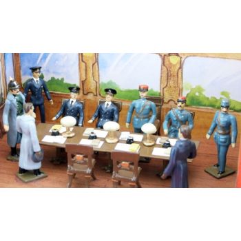 diorama l'Armistice de Rethondes (9 p. + décors + coffret diorama)