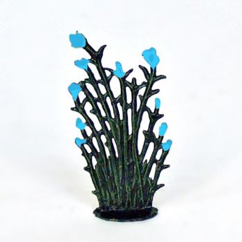 Petit roseaux fleurs bleu (h. 4 cm)