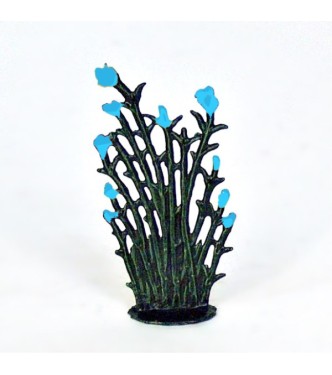 Petit roseaux fleurs bleu (h. 4 cm)