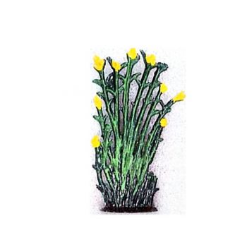 Petit roseaux fleurs jaune (h. 4 cm)